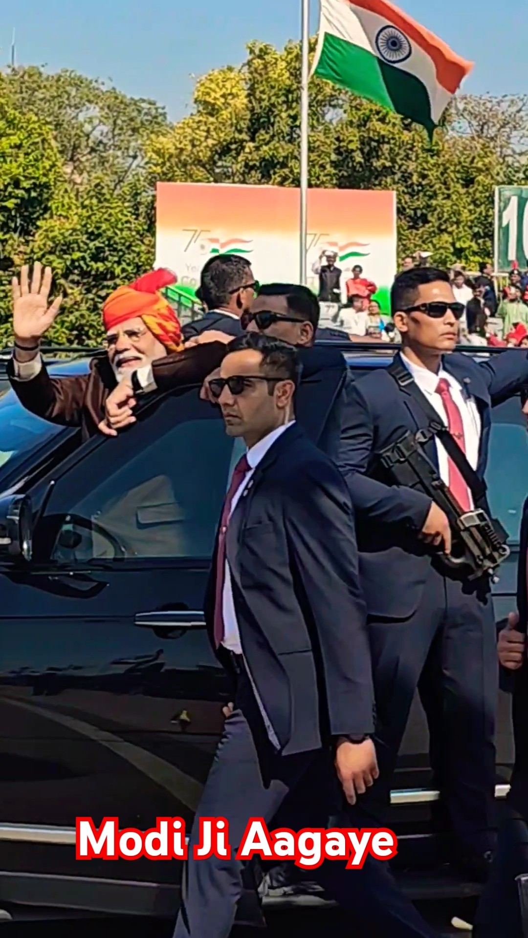 मोदी जी की गजब एंट्री #modiji #viralvideo